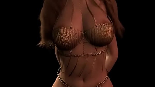 Image VAM Gold Chain Bikini Bondage