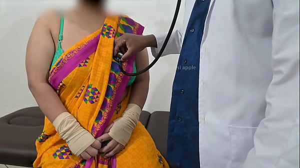 Image Doctor checking telugu aunty boobs