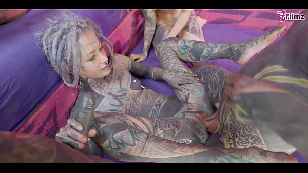 Image big ALTPORN ANAL group sex - tattoo TEEN crazy ORGY with ANAL GAPE, ATM, deepthroat, sloppy bj, (goth, punk, alt porn) ZF109
