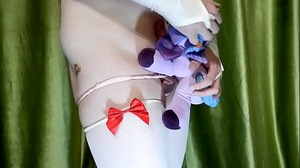 Image [EroNekoKun] - Plush toy Izzy Moonbow from My Liitle Pony play with my Cock