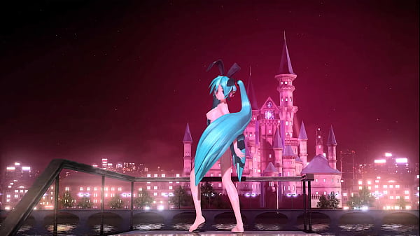 Image Hatsune Miku Nostalogic Project diva Nude Mod Full Nude Bunny costume