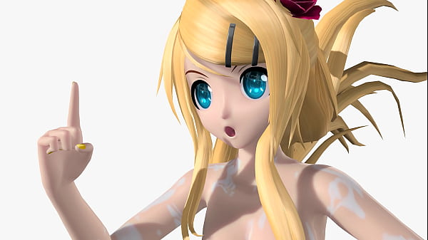 Image Hatsune Miku, Haku, Rin Triple Baka Project diva Nude Mod Full Nude