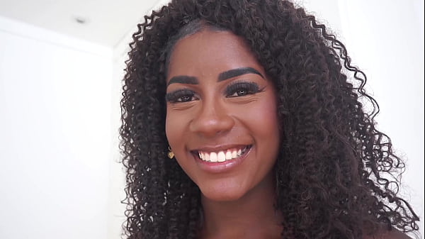 Image Jenny Pretinha, perfect body & breasts 20y Brazilian ebony, takes 2 huge dicks balls-deep (DAP, Anal, DP, Double pussy, ATM, dirty talk) OB492