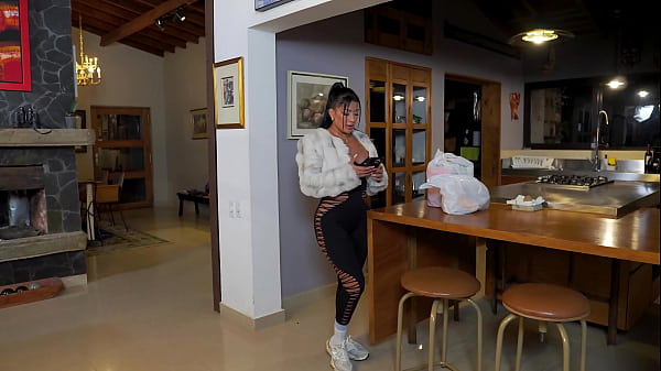 Image After arriving from a trip, best friends Mariana Martix and Daniela Andrea start teasing each other in the living room, kissing, touching, and licking their wet pussies until they moan together