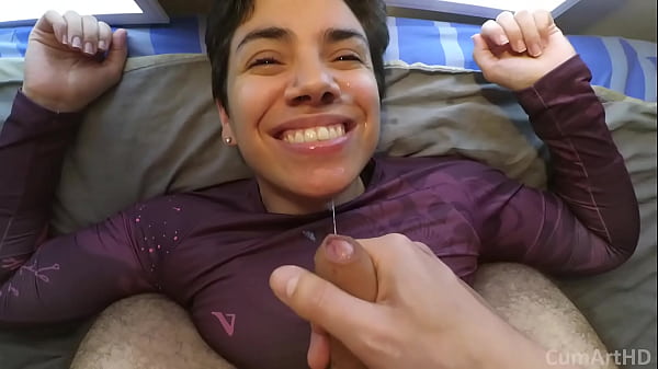 Image Quickie on the bed with cumshot