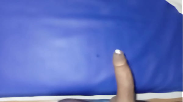 Image masturbation and ejaculation cum on mattress with leather cover in bed