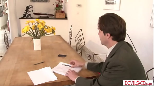 Image Husband having fun ass fucking babysitter while wife is out