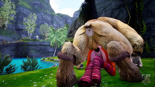 Image Minotaur fuck furry Foxy Girl and Tiger Girl in the rain - Wild Sin