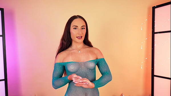 Image 4K Multi Coloured Sequin Bodysuit Try On &ndash_ Sheer Sparkle, Cheeky Fit