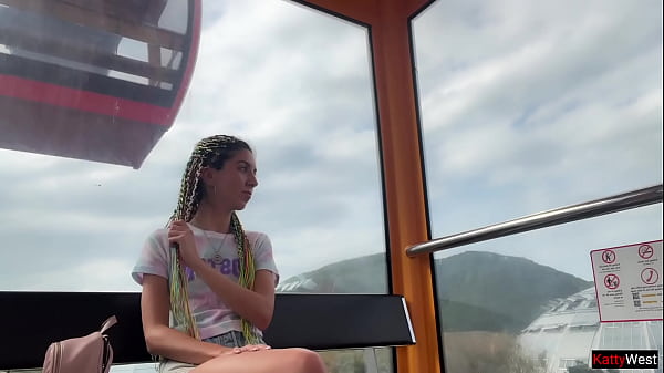 Image Public Dick Flashing - Girl Jerks My Cock And Swallows Cum On Ferris Wheel