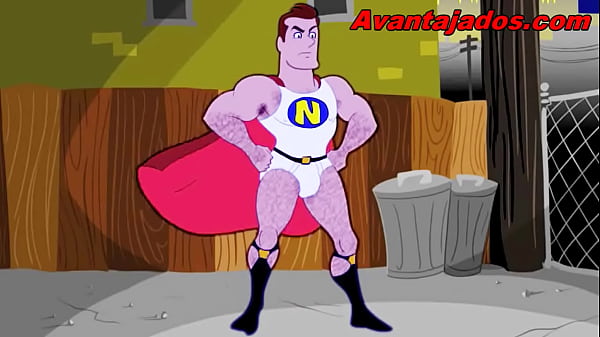 Image O Heroi Cartoon Dando a Bunda Gay