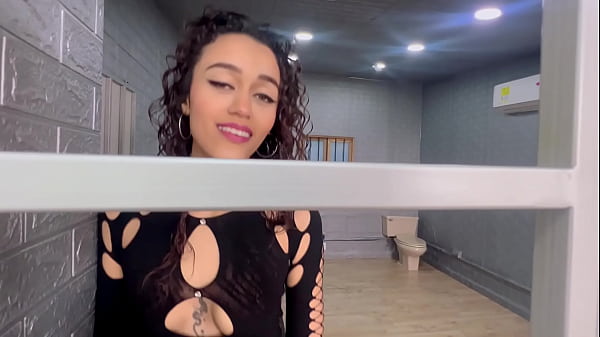 Image Horny slut lets the cop fuck her in the prison - Abby Carter