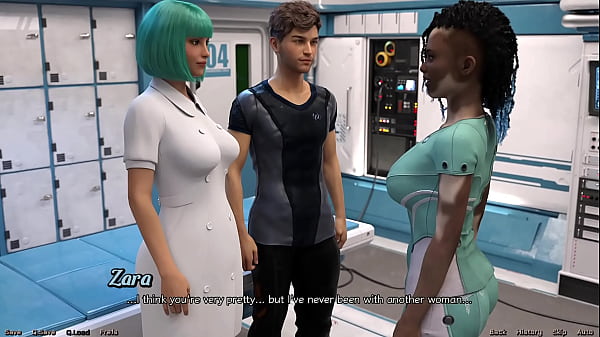 Image Stranded In Space #170 - Hot Black Vitiligo Girl And Doctor Starts A Make Out Session