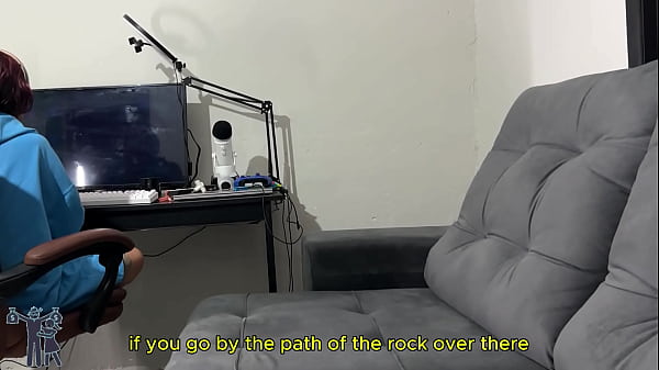 Image Risky handjob, will she notice? (English subtitles)