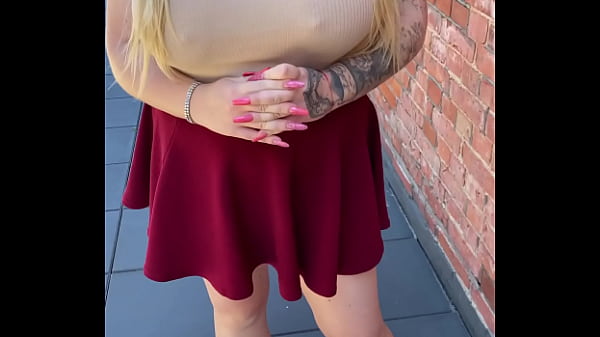 Image Public Agent find horny busty blonde! What a cock riding!