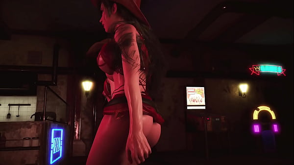Image Slutty Tifa and Yuffie dancing half-naked in 7th Heaven bar