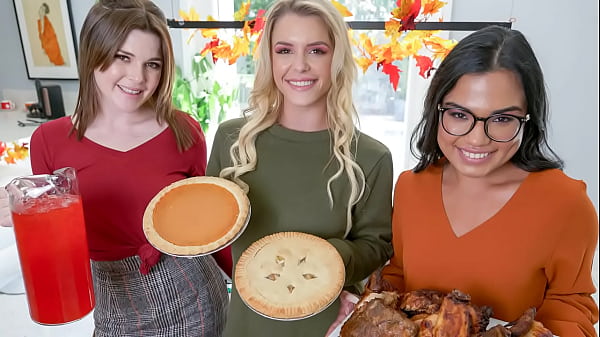 Image Blonde Teen and Her Friends Go After BBC at Thanksgiving Dinner