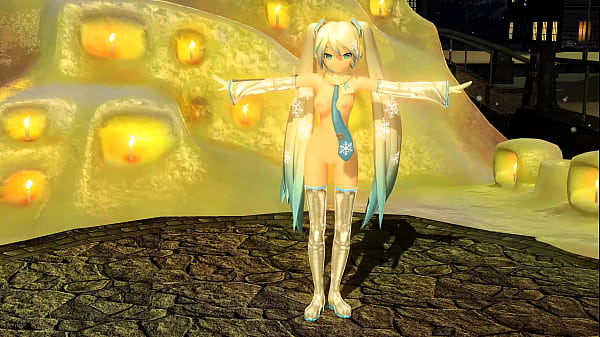Image Hatsune Miku Snowman Project diva Nude Mod Full Nude