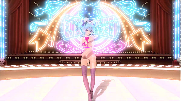 Image Hatsune Miku Brain Revolution Girl Project diva Nude Mod Full Nude Bunny costume