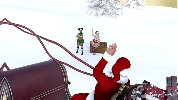 Image Santa Caught Futa Elf Anal Fucking his wife mrs. Clause on christmas Day - sassycomics