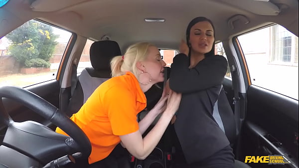 Image Fake Driving School - Blonde Eats Pussy to Pass her Driving Test