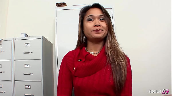Image Sweet Asian Teen Nipsy Doll get Fucked by Big Dick White Boyfriend after Cheating at Model Job Casting