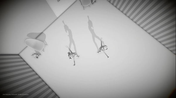 Image Miku & Rin Naked Dance - Dive To Blue MMD by Orion Dobledosis