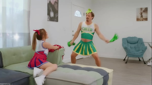 Image PenthouseGold.com - Cute Cheerleader Katie Kush Takes A Pussy Pounding After Sucking Cock