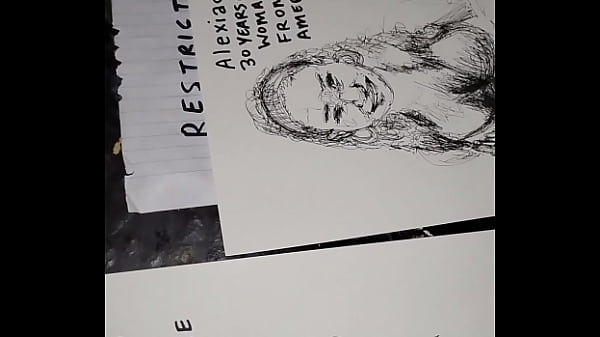 Image Covering the tits of women in quick sketch with cum for a finishing touch