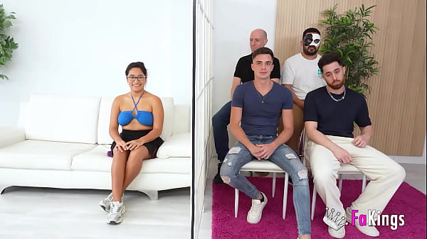Image Blind date. Lana Villafuerte comes to meet a guy and ends up fucking all the suitors at FAKings
