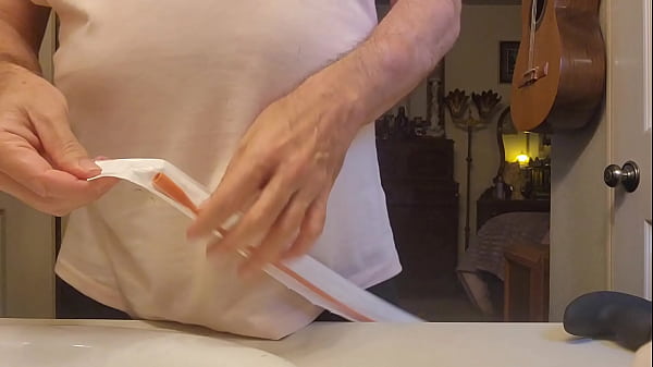 Image Preview of my #8 video where I jerk off my cock and take a piss with a catheter.