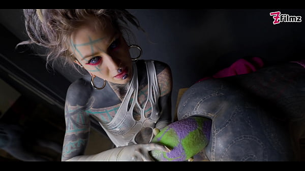 Image TRANNY ANAL stretching by TATTOOED dominatrix - ASS fisting FEMDOM couple (goth, punk, alt porn) ZF163