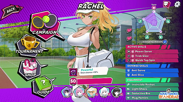 Image EP14: Hentai Scenes with Maureen, Chris and Evonne - Academy Love Saga: Tennis Angels Ex