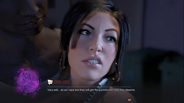 Image Croft Adventures - Lara Croft sucks two huge cocks in an alleyway