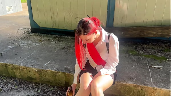 Image I caught my neighbors daughter, a graduate, drinking  and punished her with a bottle in her ass