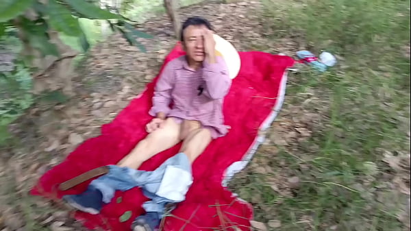 Image Busty stepmother, perverted slut, has sex in the countryside outdoors with her stepson - WHAT A TASTY BLOWJOB