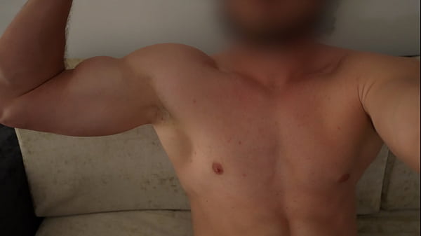 Image Athletic guy loves to masturbate and cum at home