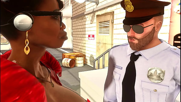 Image perverted cop and big boobs ebony girl
