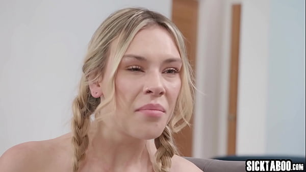 Image Horny blonde teen Dylan Moore fucks her perverted big cock cousin Kai Jaxon