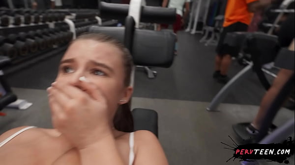 Image Cheating Teen Caught Having Sneaky Sex in the Gym by Her BF!