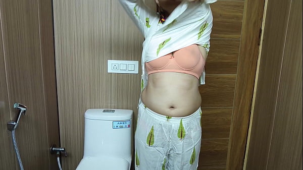 Image Trying My Stepmother's Delicious Pussy in the Bathroom. Full Video