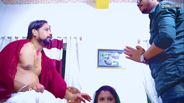 Image Tharki Dhogi Baba fucked Bhabhiji on the pretext of giving Birth and Creampied ( Hindi Audio )