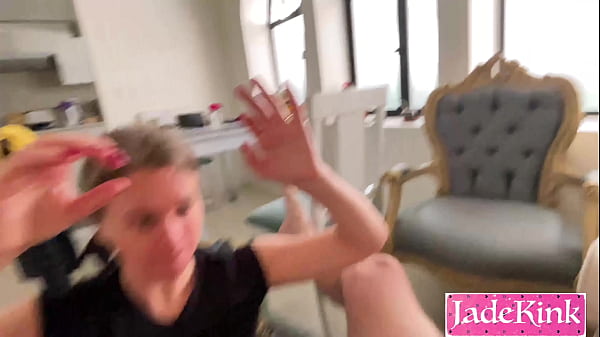 Image Hot Blonde Wife Handjob, Blowjob And Cum Swallowing