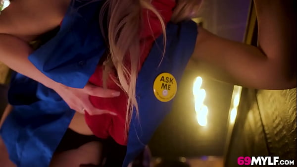 Image Blonde Babe Barbie Beach Lures Employee Into Her Cumvenience Store