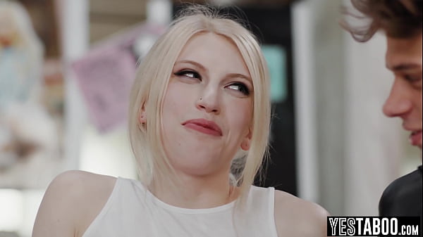 Image Shy shemale teen has a huge crush on her besties big dick stepbro