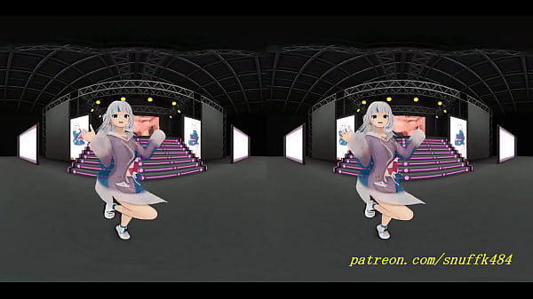 Image vr180 mmd Gura dance 3d hololive