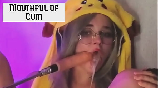 Image Drooling Blowjob With a Jerk From the Vibrator in Her Pussy