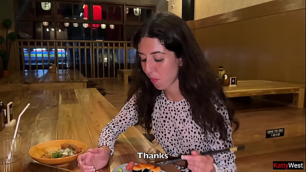 Image I suck dick in the toilet of a sushi bar and eat rolls with cum on my face