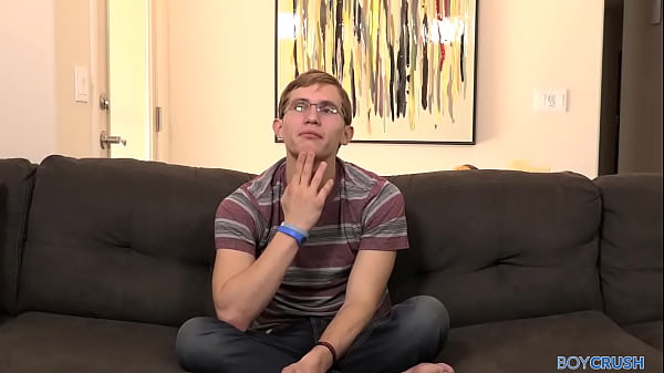Image BoyCrush: Darron Bluu Moans While Stroking His Massive Dong On The Couch