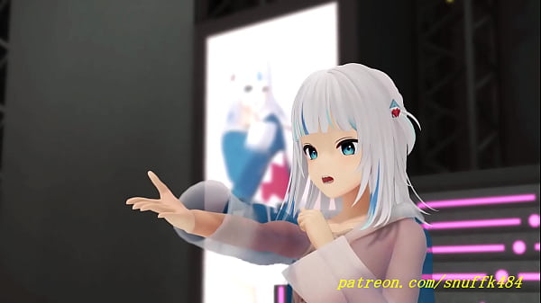 Image noVR mmd Gura dance 3d hololive